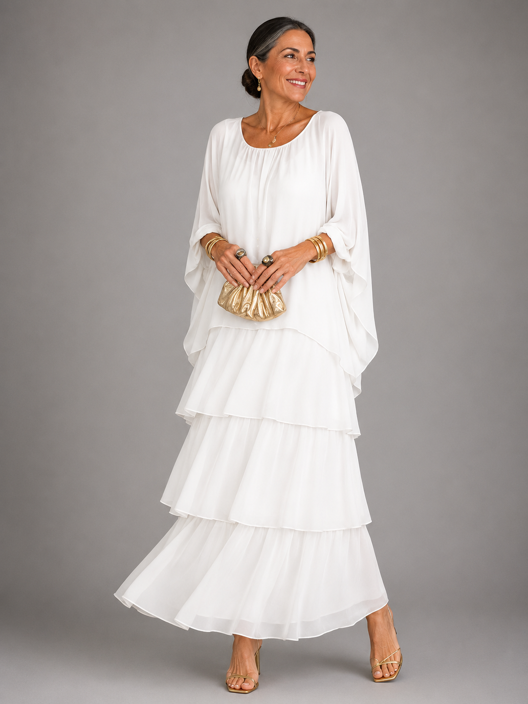 Monica™ | Elegant Flowing Maxi Dress