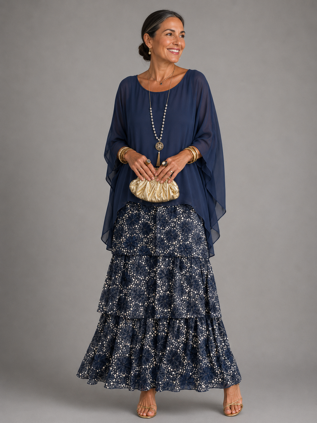 Natalie™ | Elegant Flowing Maxi Dress