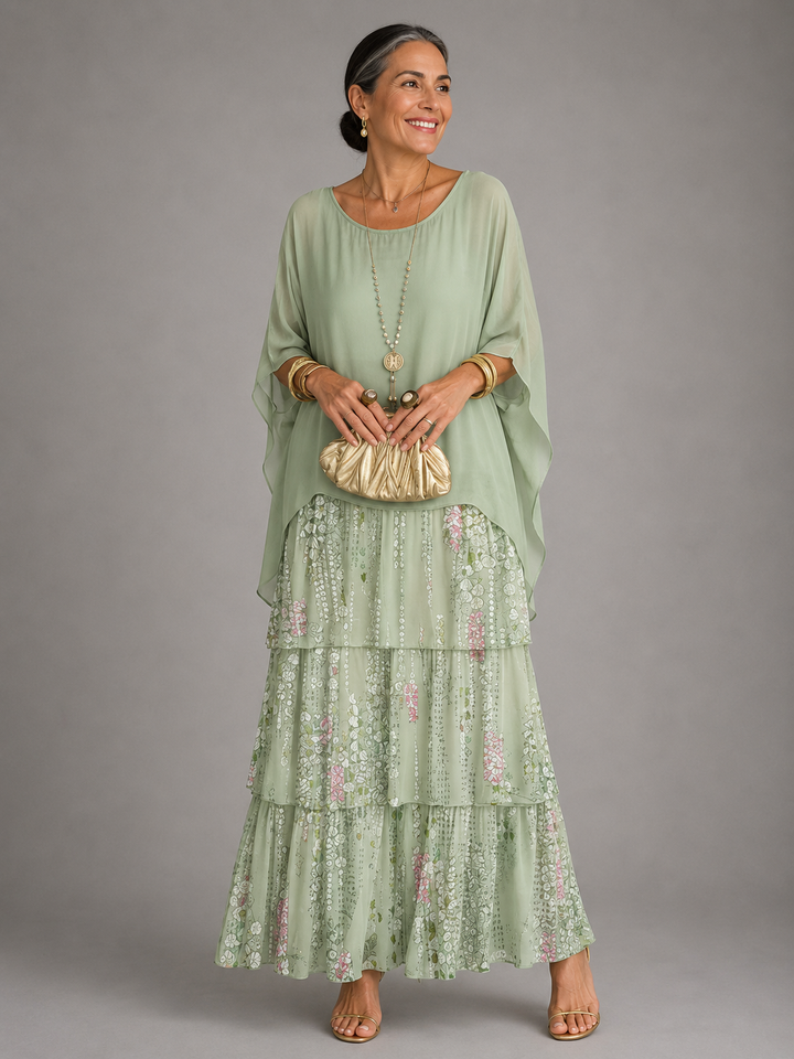 Monica™ | Elegant Flowing Maxi Dress