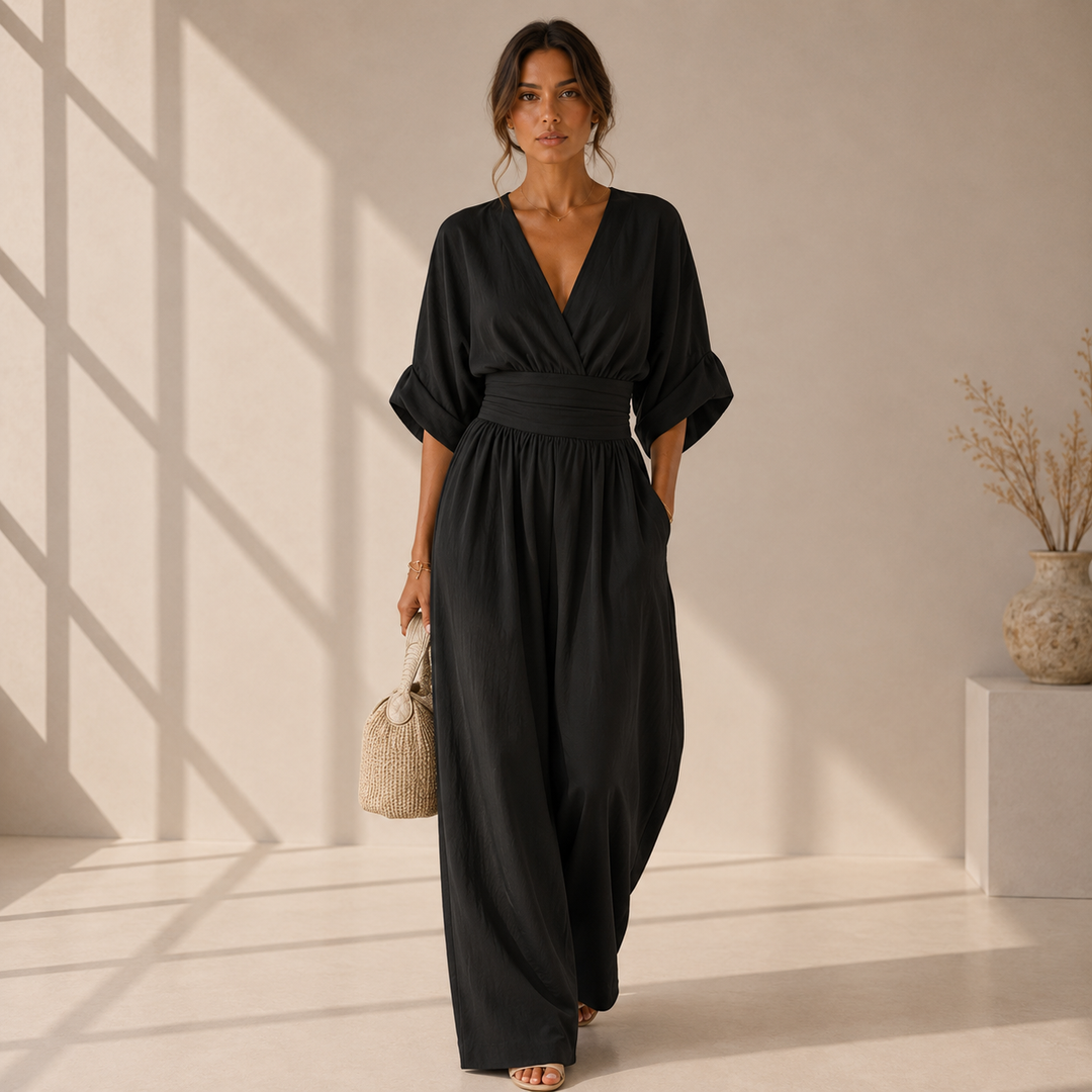 Livia™ | Effortless Wrap Jumpsuit