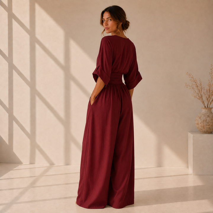 Livia™ | Effortless Wrap Jumpsuit