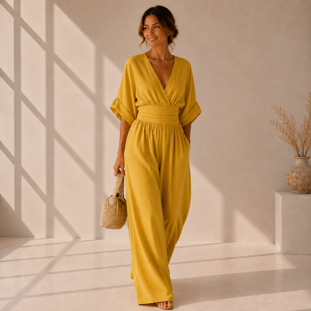 Livia™ | Effortless Wrap Jumpsuit
