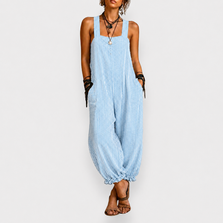 Elena | Bohemian Striped One-Piece