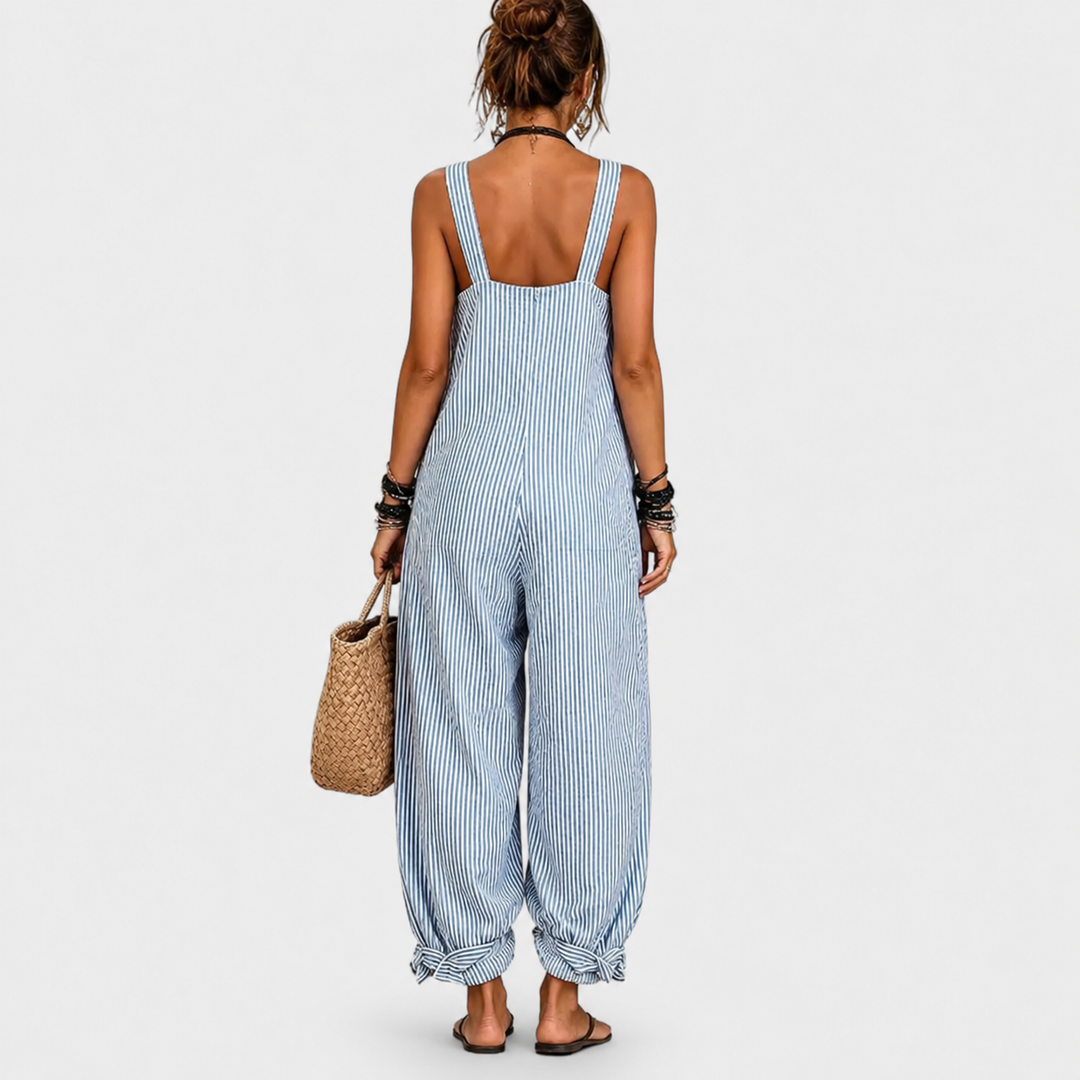 Elena | Bohemian Striped One-Piece