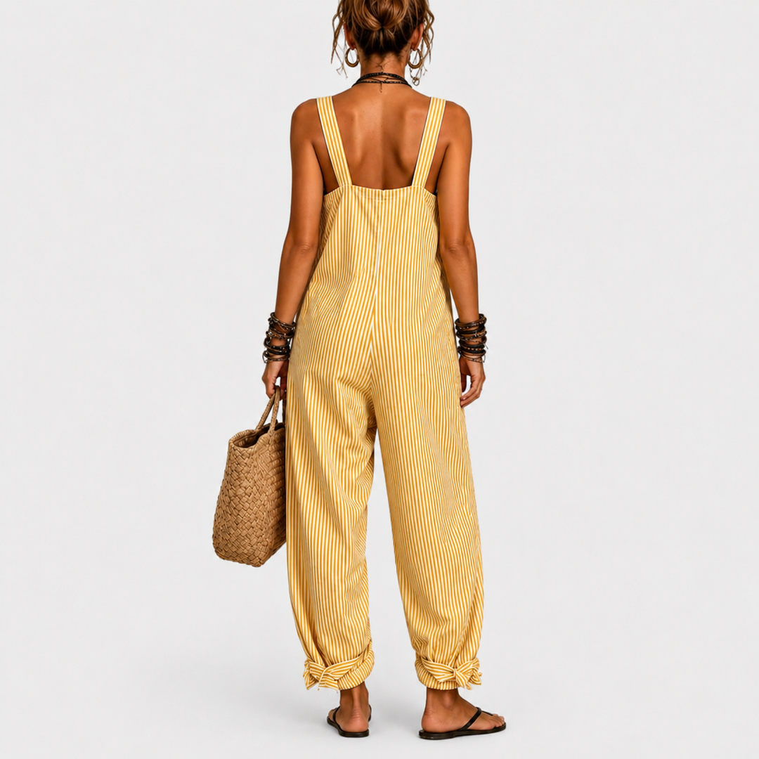 Elena | Bohemian Striped One-Piece