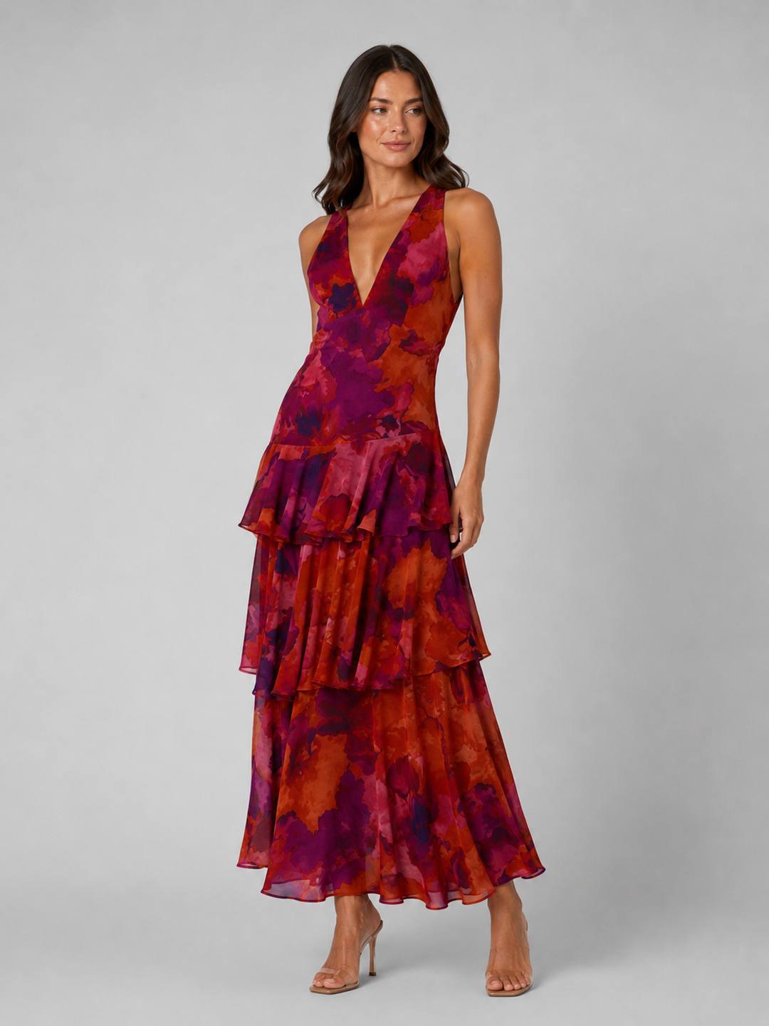 Aurora™ | Tiered Ruffle Maxi Dress