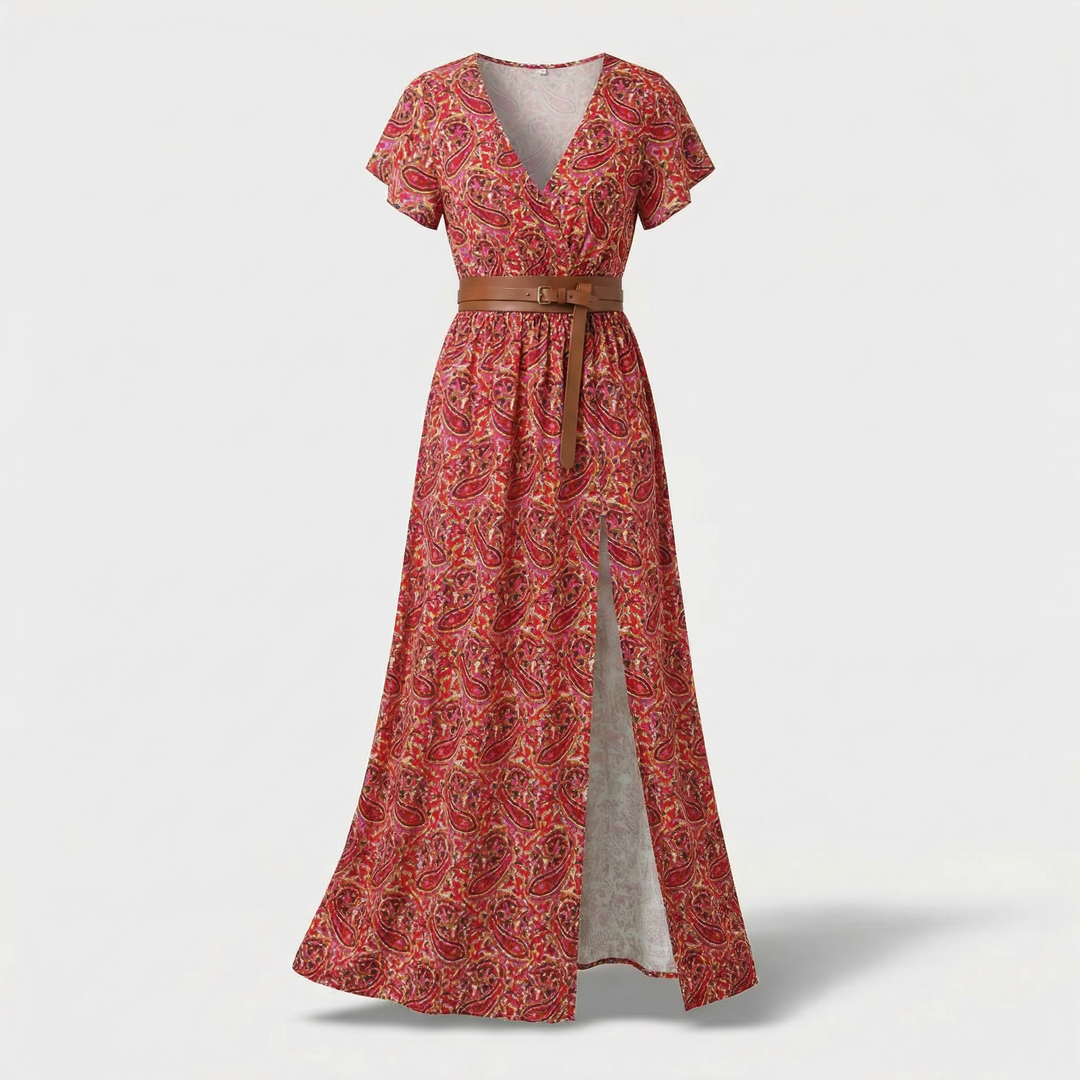 Genevieve™ | Paisley Maxi Dress