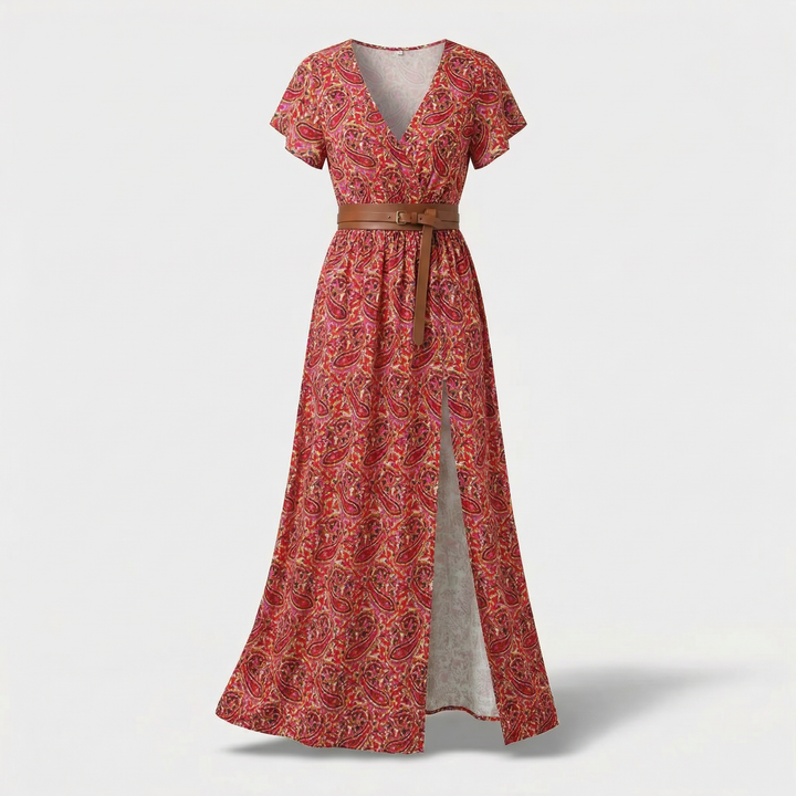 Genevieve™ | Paisley Maxi Dress