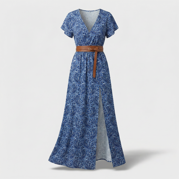 Genevieve™ | Paisley Maxi Dress