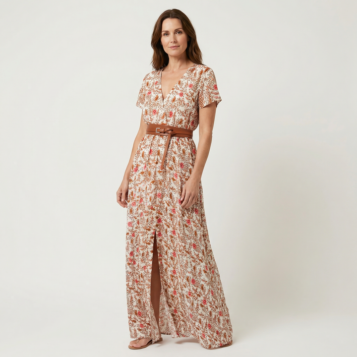 Genevieve™ | Paisley Maxi Dress