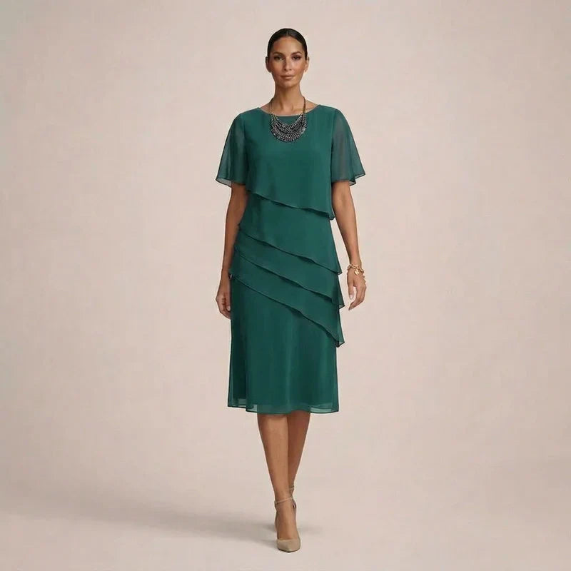 MARA | Chic Ruffle Dress for Effortless Elegance and Comfort
