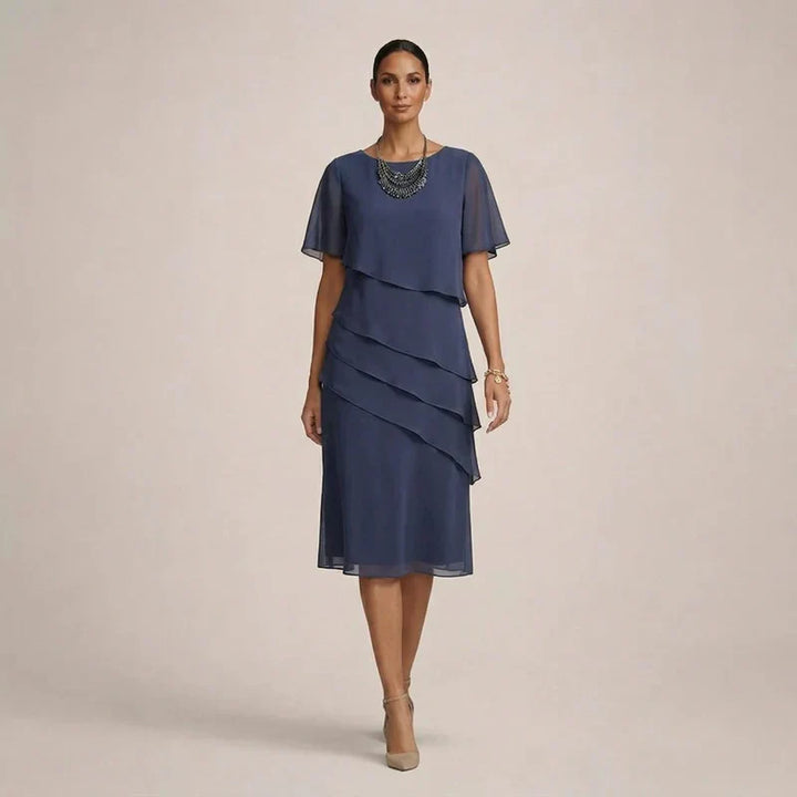 MARA | Chic Ruffle Dress for Effortless Elegance and Comfort