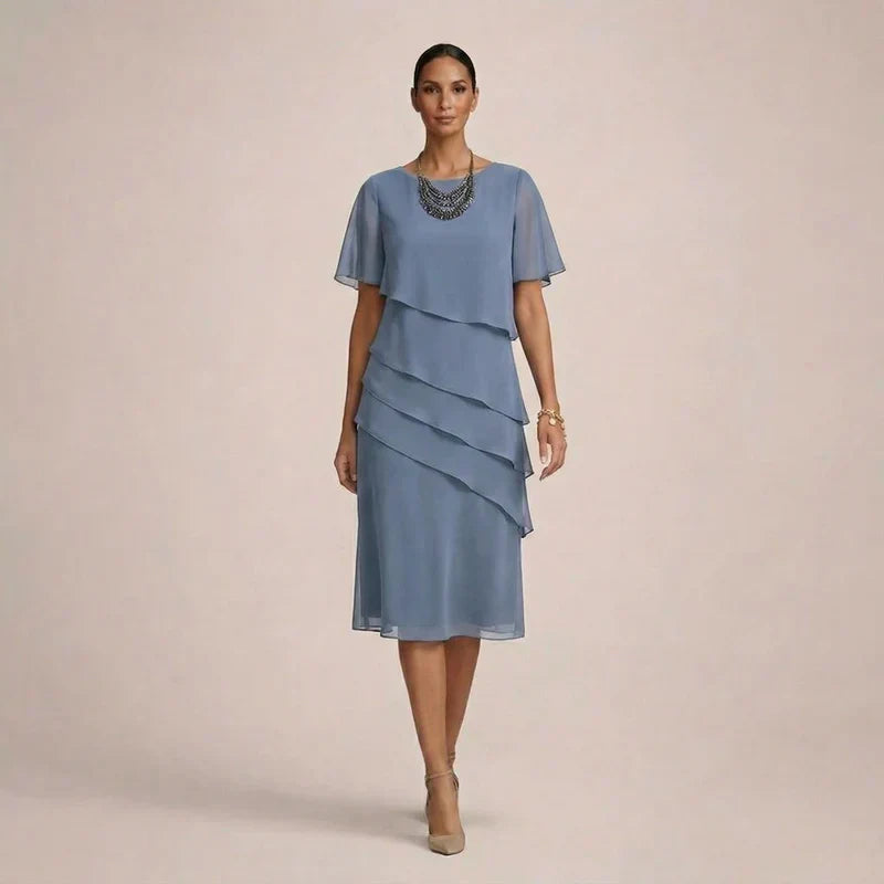 MARA | Chic Ruffle Dress for Effortless Elegance and Comfort