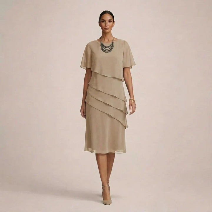 MARA | Chic Ruffle Dress for Effortless Elegance and Comfort