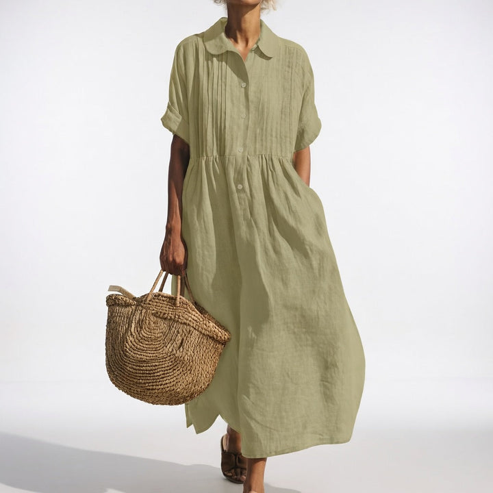 Lysandra™ - Breezy Summer Shirt Dress
