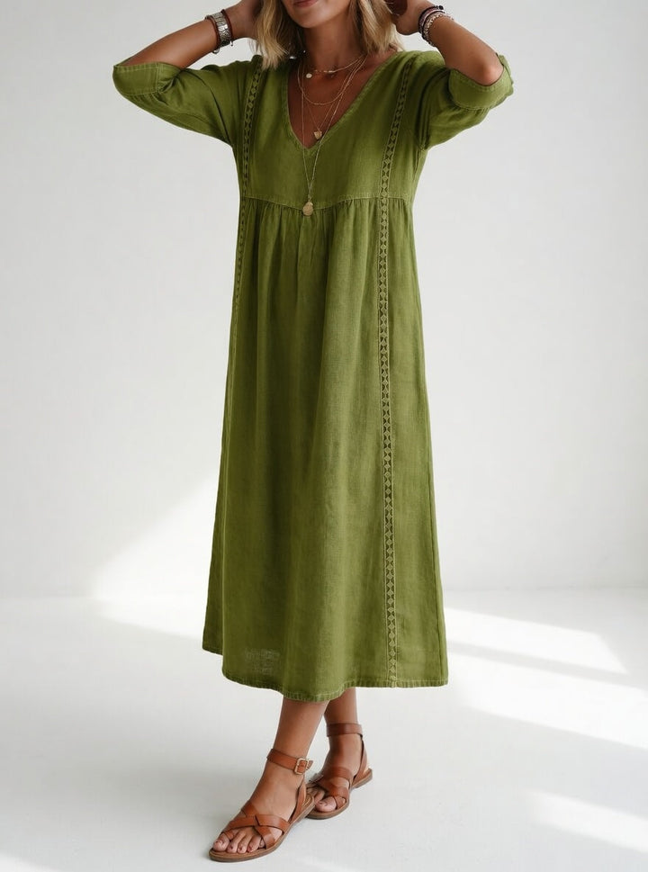 Lioréa™ — Chic Casual Midi Dress