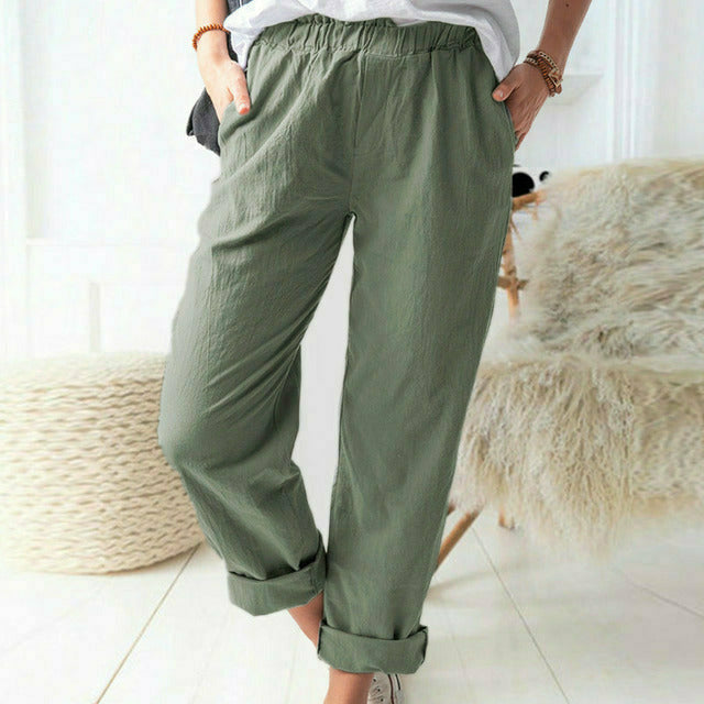 Neria - Comfortable Soft-Fit Pants