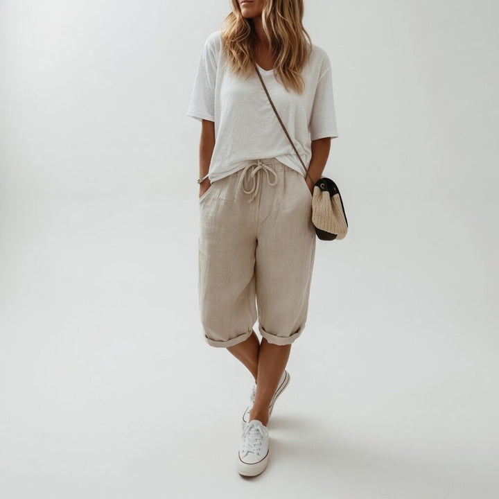 Fernande™ Bermuda 100% Cotton Casual Summer Collection