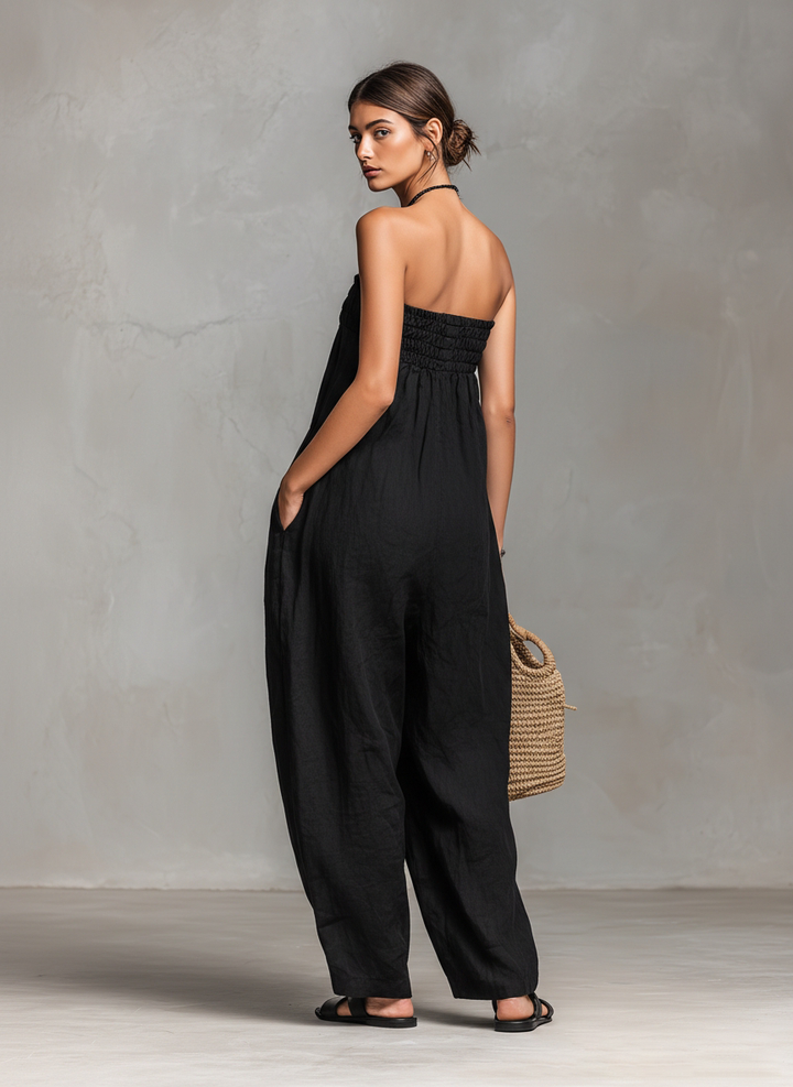 Mia | Relaxed Fit Linen Jumpsuit