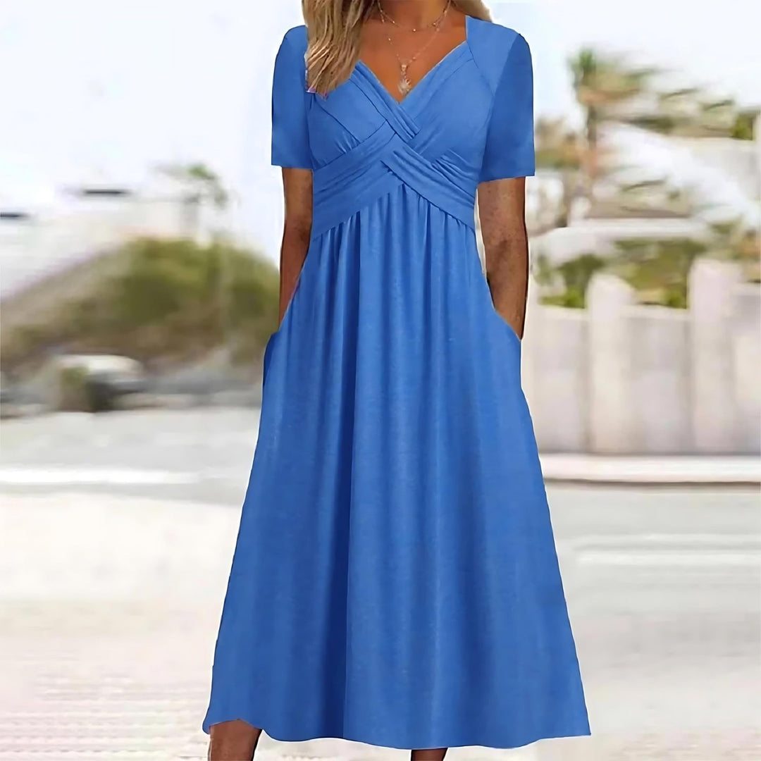ISADORA | Chic A-Line Midi Dress