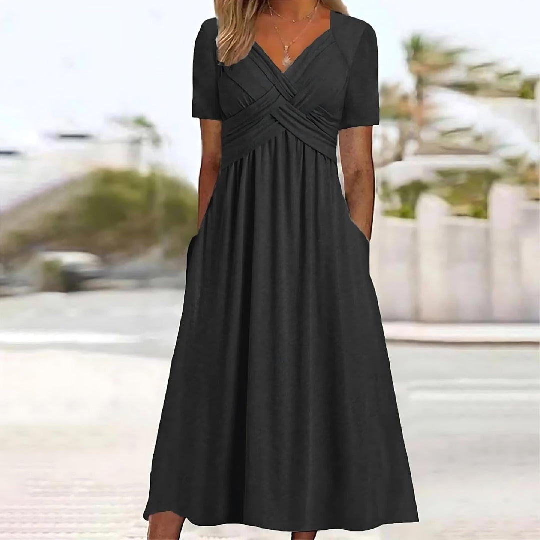 ISADORA | Chic A-Line Midi Dress
