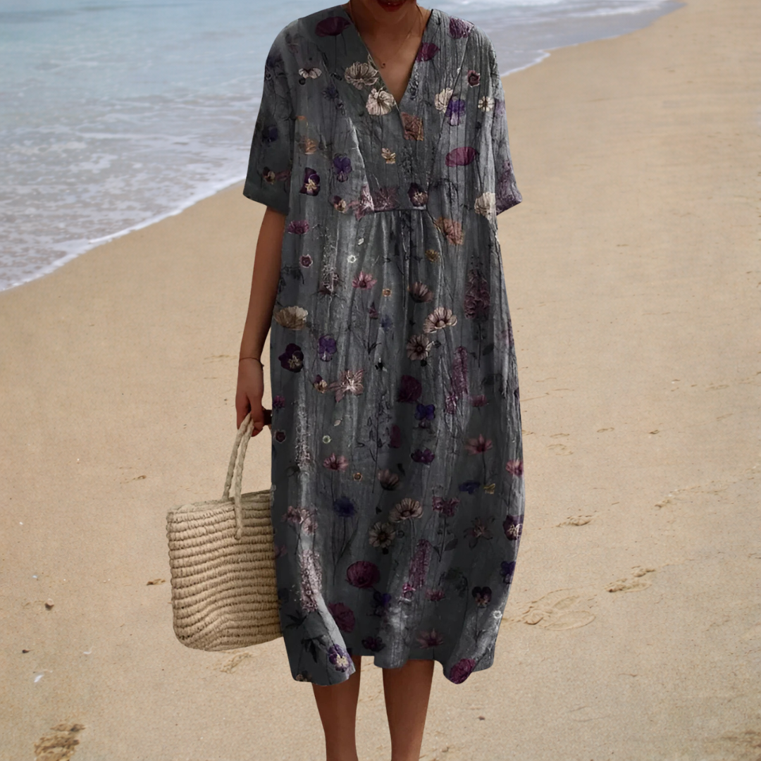 Violette | Boho Chic Floral Dress