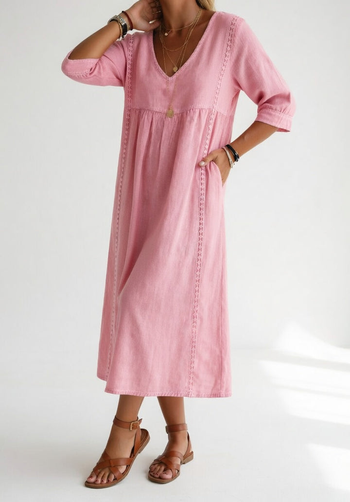 Lioréa™ — Chic Casual Midi Dress