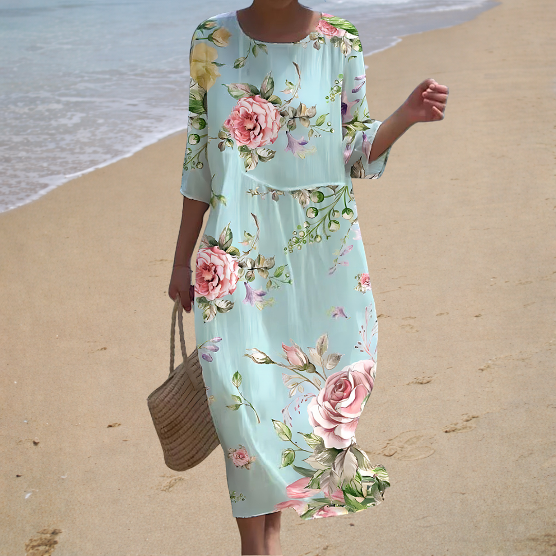 Rosanna | Midi Dress with Floral Print