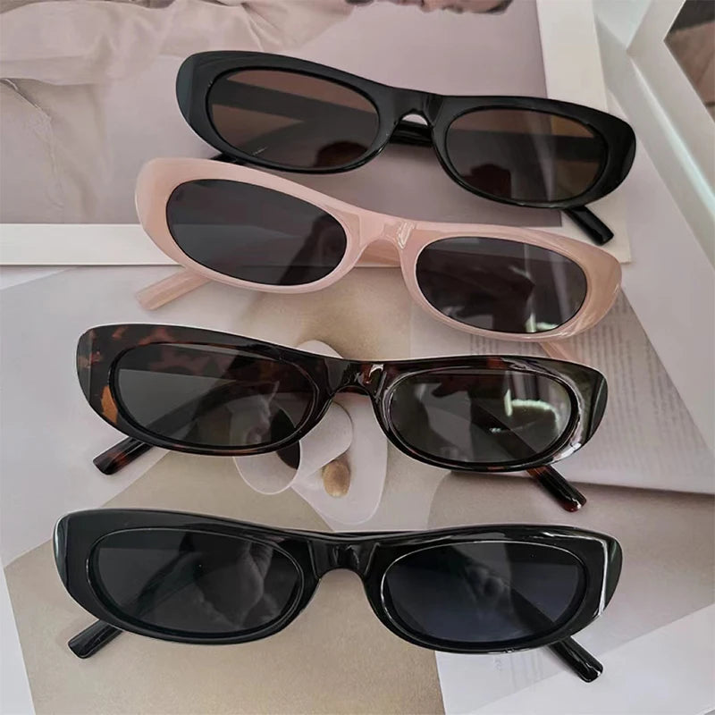 Flat Oval Designer Sunglasses