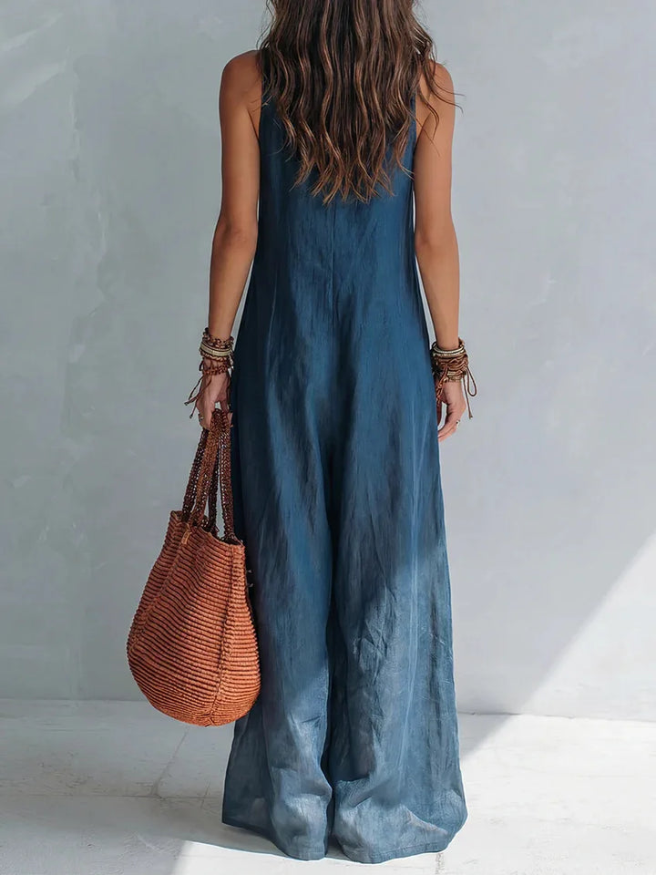 Eva | V-Neck Long Bohemian Dress