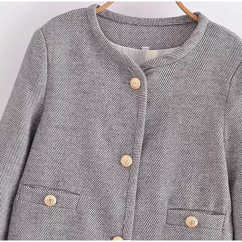 Tweed Double Pocket Jacket