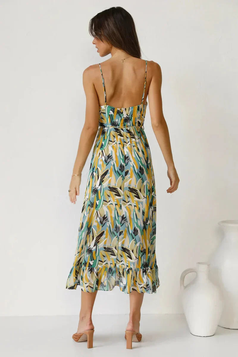 GABRIELLA | Breezy Printed Summer Dress for Effortless Comfort and Radiant Style