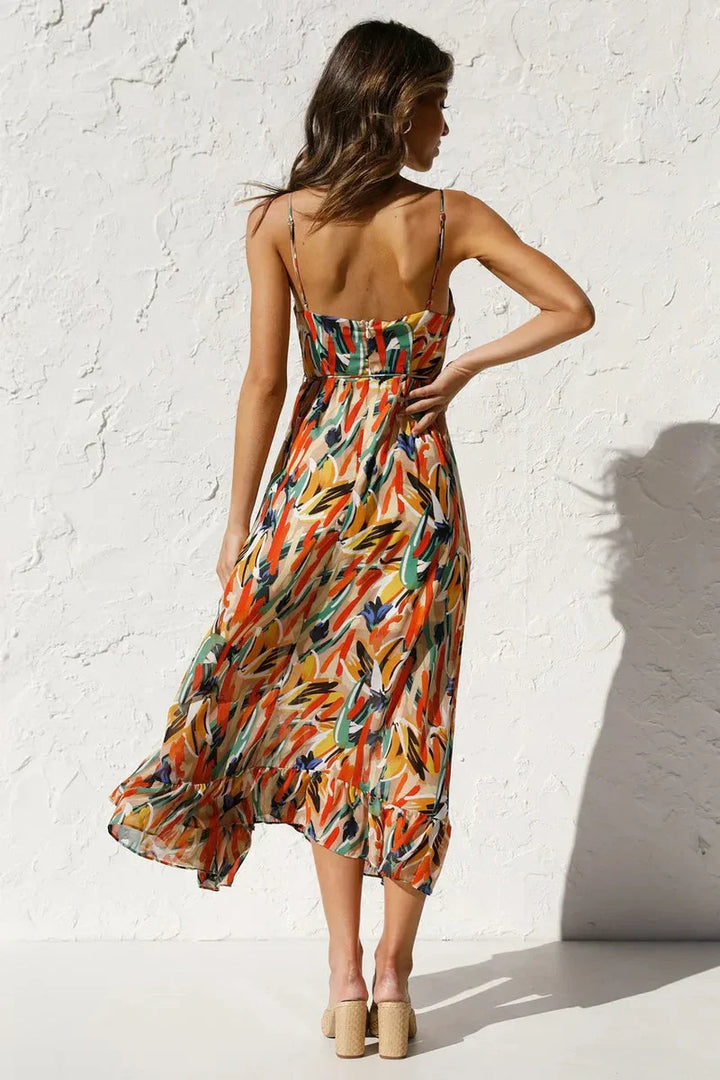 GABRIELLA | Breezy Printed Summer Dress for Effortless Comfort and Radiant Style