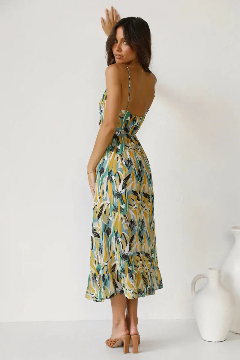 GABRIELLA | Breezy Printed Summer Dress for Effortless Comfort and Radiant Style