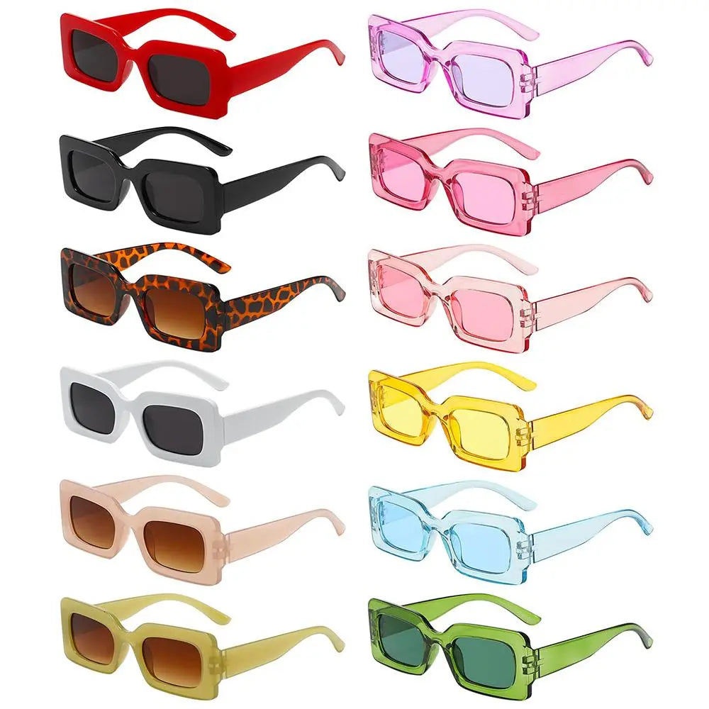 Retro Fashion Rectangle Sunglasses