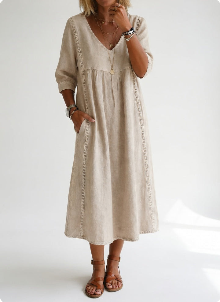 Lioréa™ — Chic Casual Midi Dress