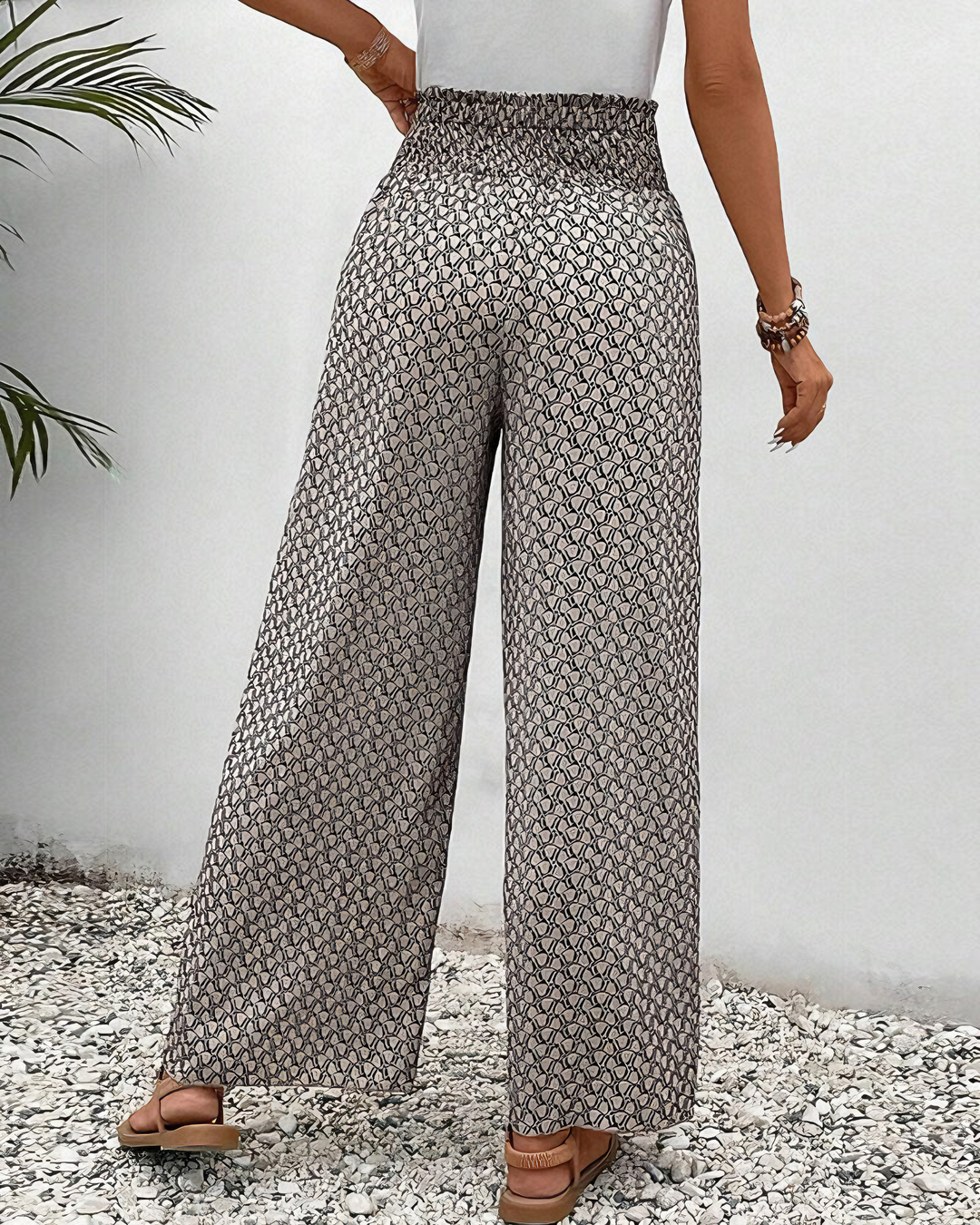 Sahara - Easygoing Wide-Leg Trousers