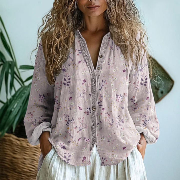 Marlowe™ | Women's Long Sleeve Button-Down Blouse