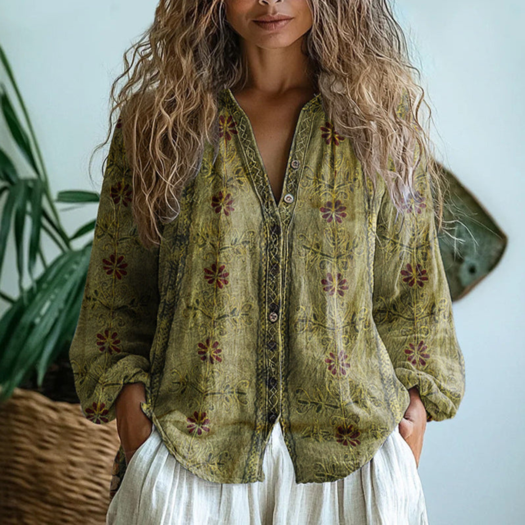 Marlowe™ | Women's Long Sleeve Button-Down Blouse