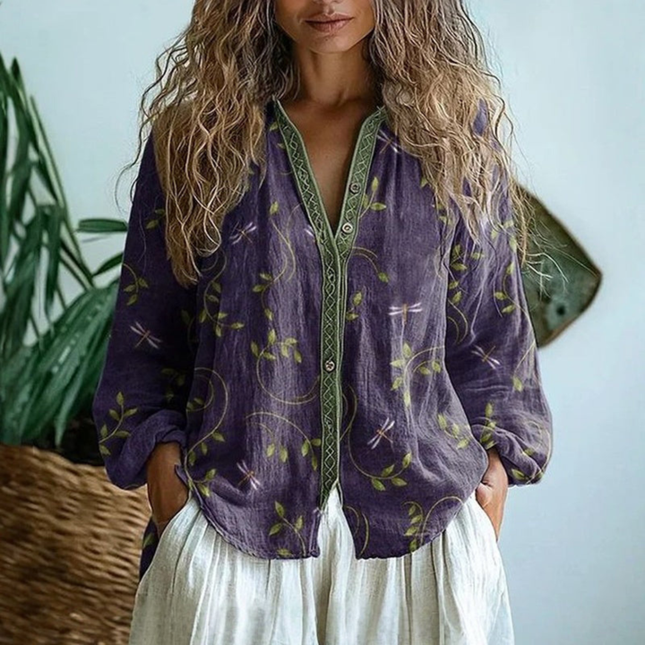 Marlowe™ | Women's Long Sleeve Button-Down Blouse