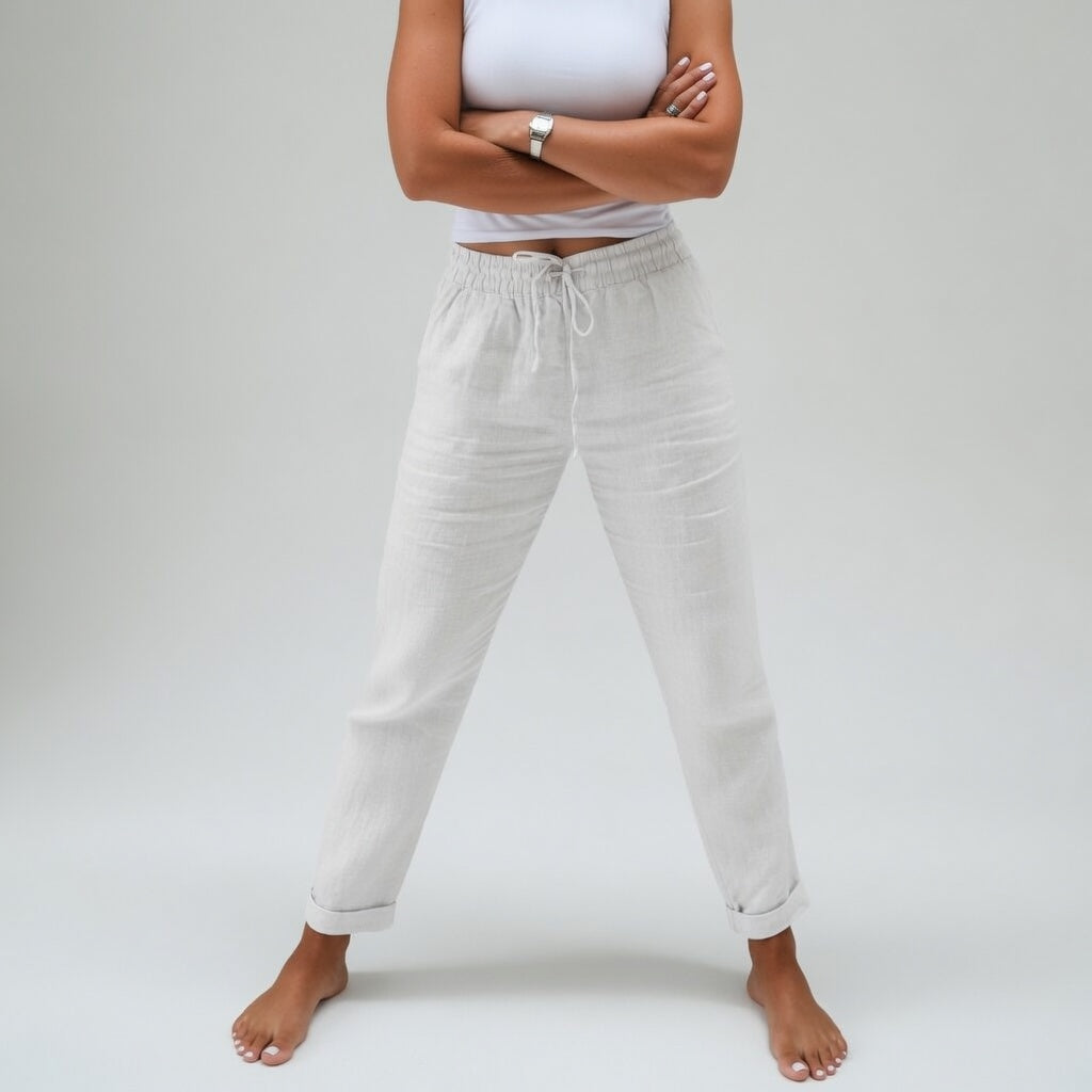 Albertine™ — Pure Cotton Relaxed Fit Pants