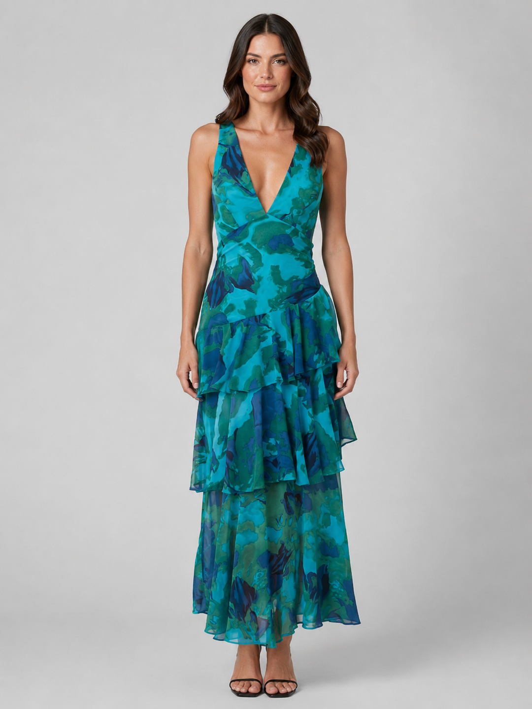 Aurora™ | Tiered Ruffle Maxi Dress