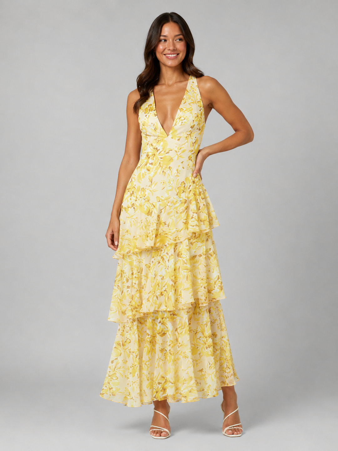 Aurora™ | Tiered Ruffle Maxi Dress