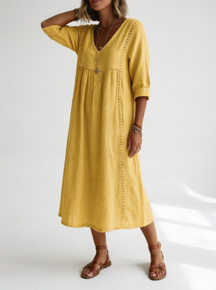 Lioréa™ — Chic Casual Midi Dress