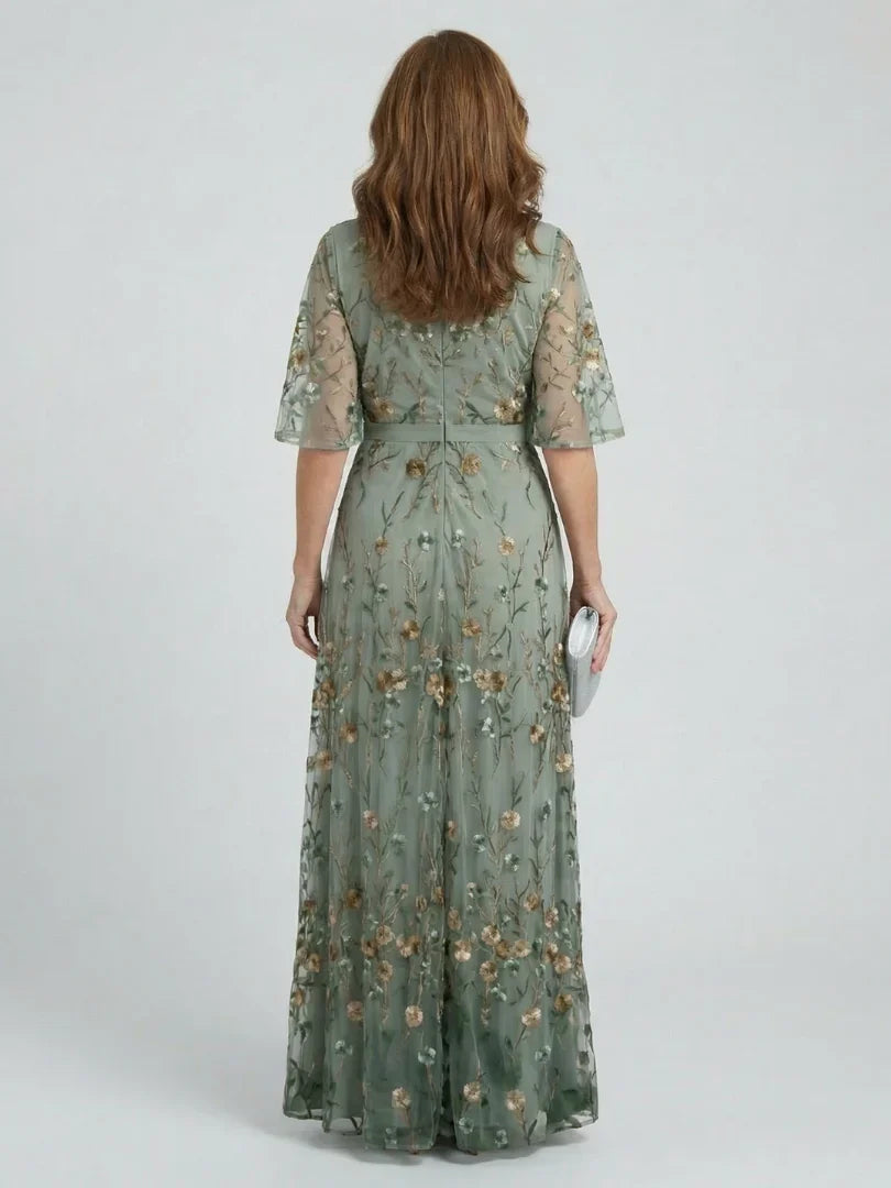 Willow™ | Embroidered Floral Maxi Dress