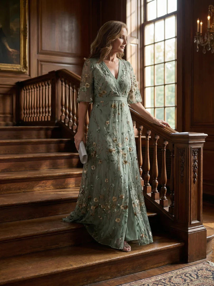 Willow™ | Embroidered Floral Maxi Dress