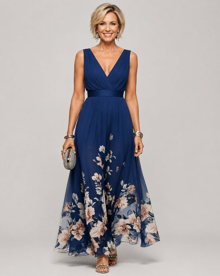 Mila | Sleeveless A Maxi Dress