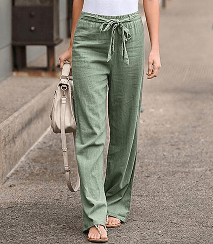 Joleen - Women's Casual Drawstring Pants with Elastic Waist