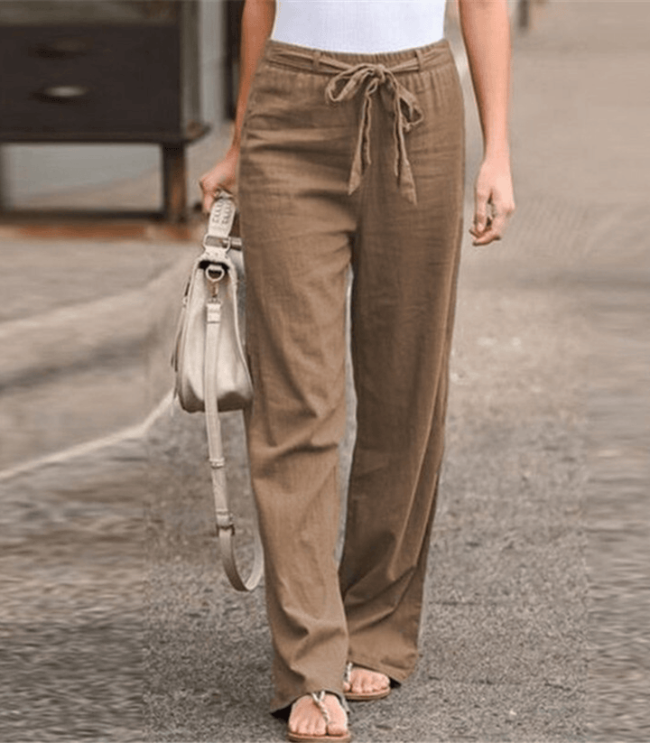 Joleen - Women's Casual Drawstring Pants with Elastic Waist