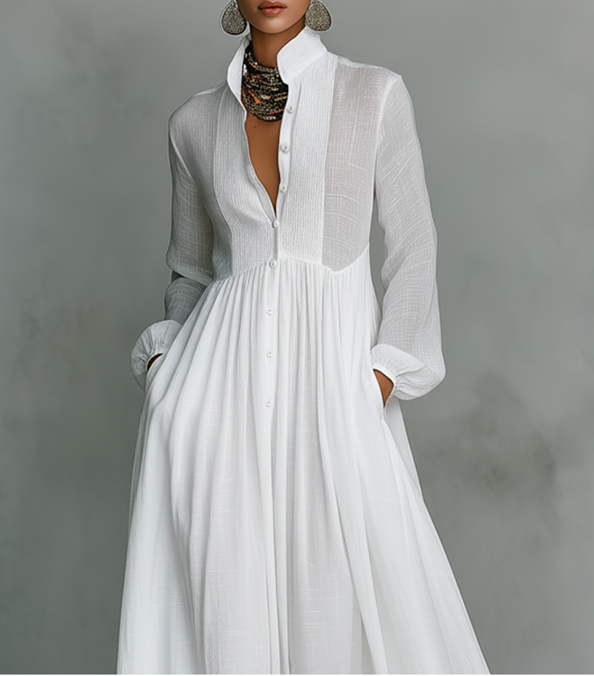 Élisa™ — Elegant Minimalist Maxi Dress